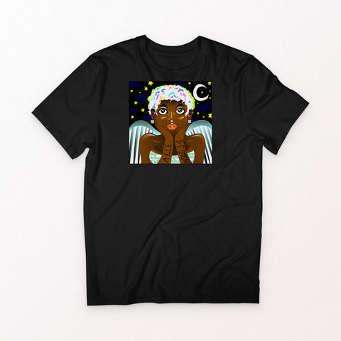 "CLEO NIGHT" short sleeved tee